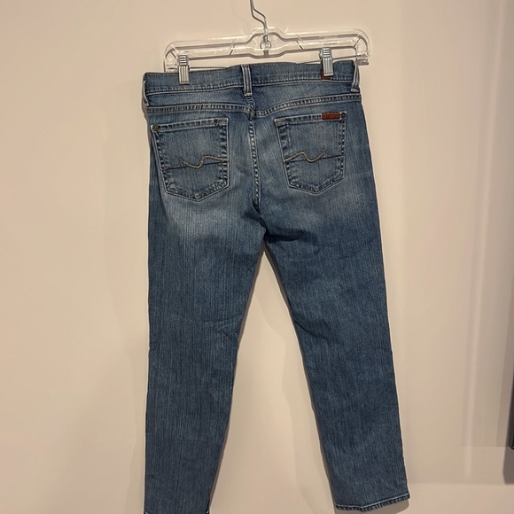 7 for All Mankind cropped straight jeans - Picture 2 of 4